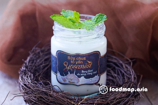 sản phẩm sữa chua tổ yến