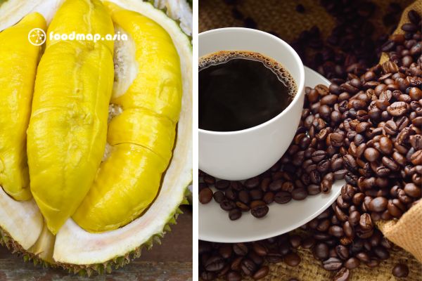 Sầu riêng và cà phê, tuy ngon nhưng có thể gây ngộ độc
