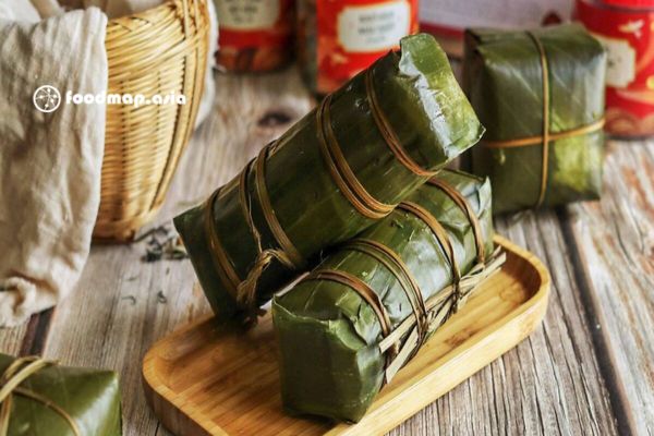 Thành phẩm bánh Tét đặc sản miền trung